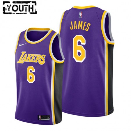 Kinder NBA Los Angeles Lakers Trikot LeBron James 6 Nike 2021-2022 Statement Edition Swingman